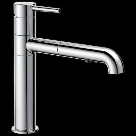 Delta Trinsic Single Handle Pull-Out Kitchen Faucet Chrome 4159-DST